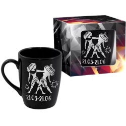 Ceramiczny kubek baryłka 300ml ZODIAKI