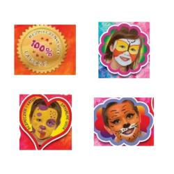 СТЕК ЛИЦЬОВОЇ ФАРБИ