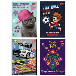 Wycinanki A5 nabłyszczany 10 kol. UNIPAP