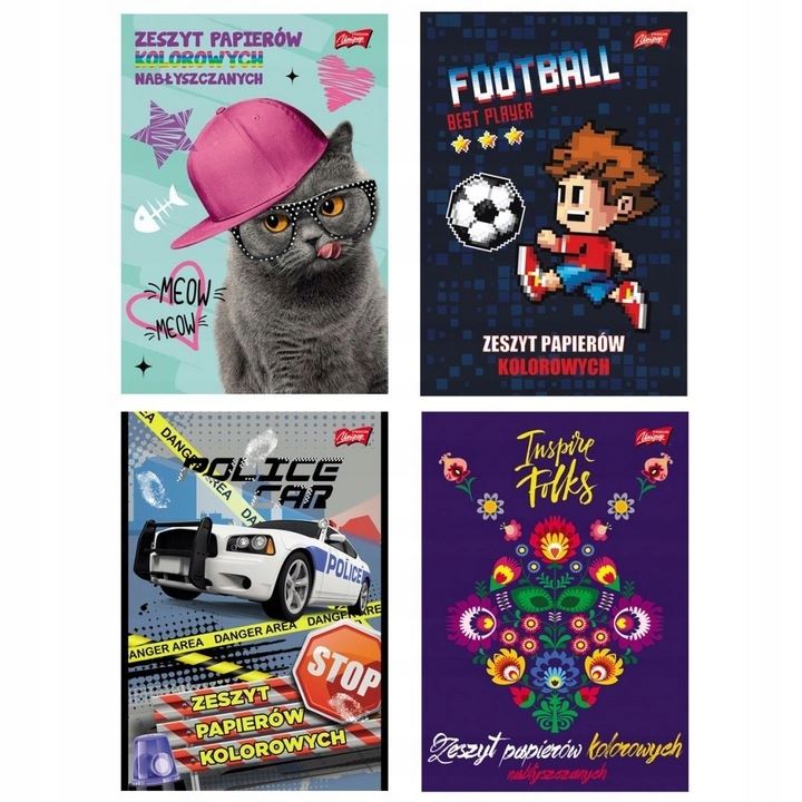 UNIPAP wycinanki A5 NABŁYSZCZANE