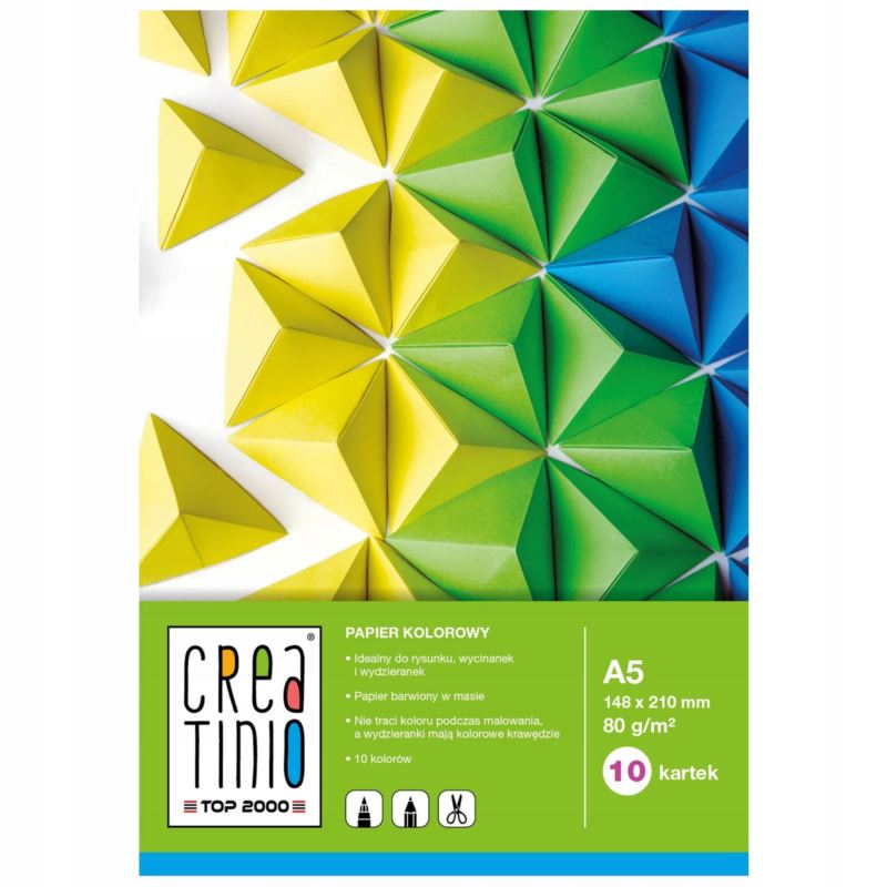 CREATINIO papier kolorowy A5 10k 80g