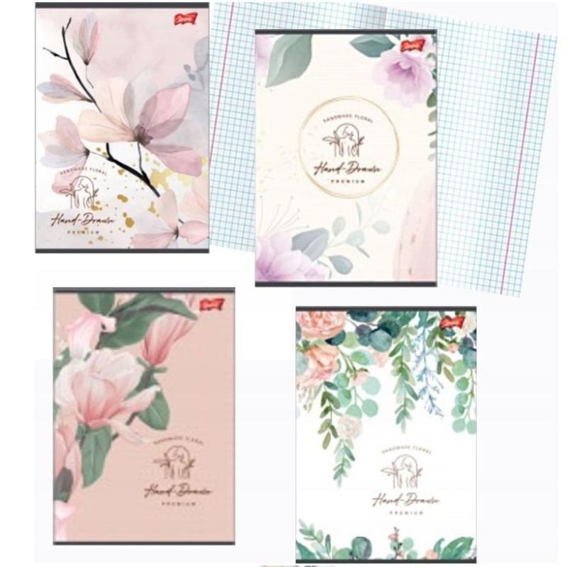 Zeszyt A5 60k krata ROMANTIC GARDEN