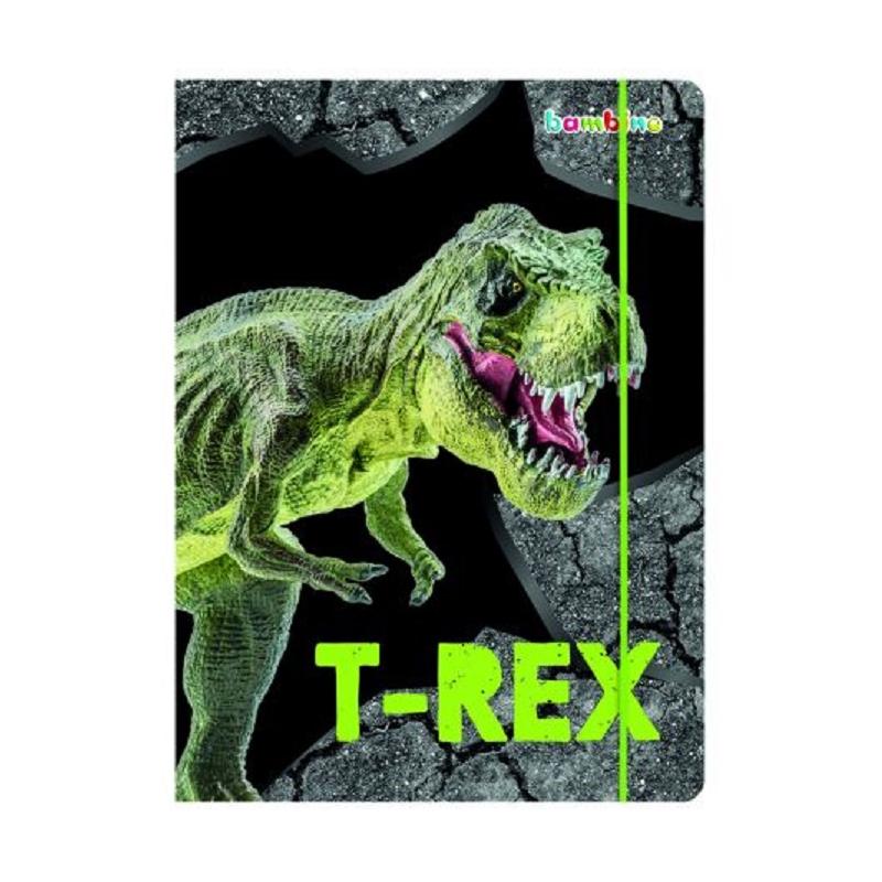 Teczka z gumką a4 T-REX