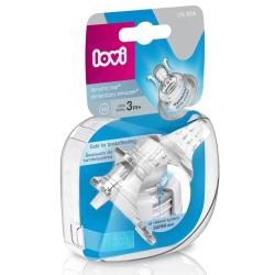 Smoczek dynamiczny do karmienia Wolny 2szt. LOVI