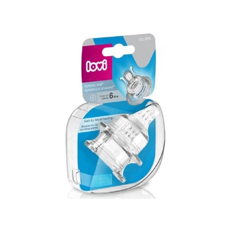 Smoczek dynamiczny do karmienia kaszka 2szt LOVI
