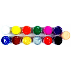 Farby plakatowe 12 kol 20ml BAMBINO