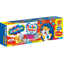 Farby plakatowe 12 kol 20ml BAMBINO
