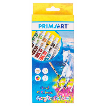Фарби акрилові в тубі 12 кл 12мл PRIMAART STARPA