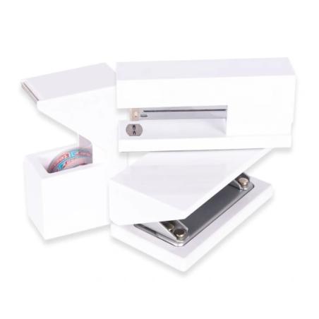 ОФІСНИЙ НАБІР: степлер, дирокол, годівниця зі стрічкою