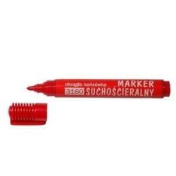 Marker do tablic czerwony okrągły D.RECT OFFICE