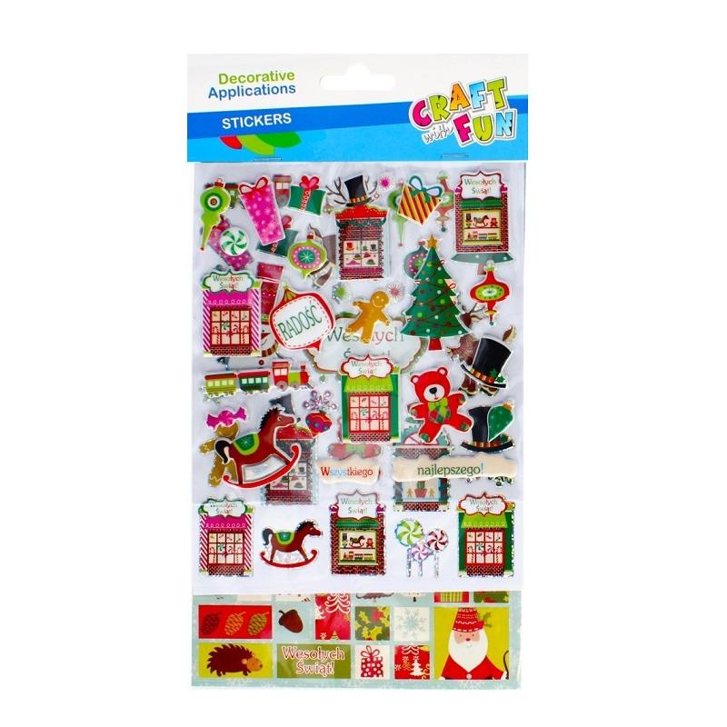 Ozdoba BN naklejki mix 17x29cm STARPAK