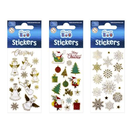 Naklejka 6,6x18 cm Święta 2 478079 STARPAK