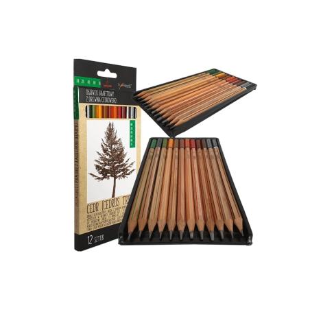 Ołówek sześciokątny cedrowy HB-2H ST.MAJEWSKI