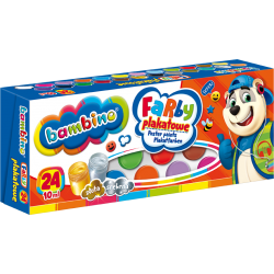 Farby plakatowe 24kol. 10 ml BAMBINO