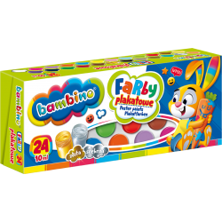 Farby plakatowe 24kol. 10 ml BAMBINO