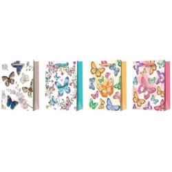 Torebka LUX Brokat motyl duża A4