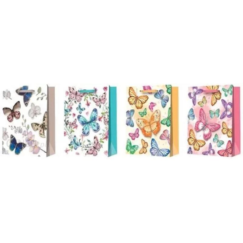 Torebka LUX Brokat motyl duża A4