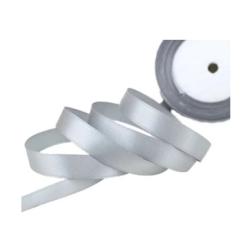 Wstążka satynowa 6mm/32mb srebrna