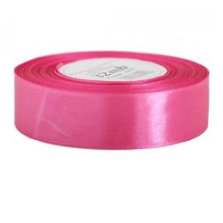 wstążka satynowa 25mm/32MB AMARANTOWA