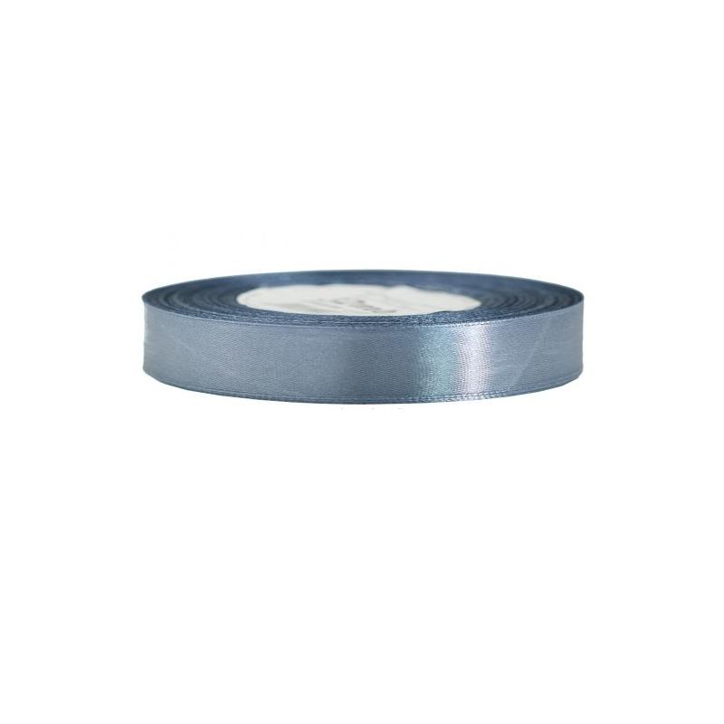 WSTĄŻKA SATYNOWA 12/MM/32MB C.SZARA