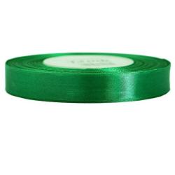 Wstążka satynowa 12mm/32mb c. zielona