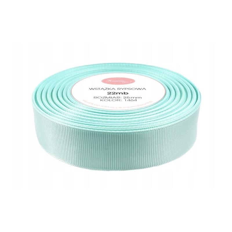 WSTĄŻKA RYPS 25MM*25Y PISTACJA