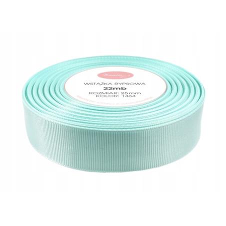 WSTĄŻKA RYPS 25MM*25Y PISTACJA