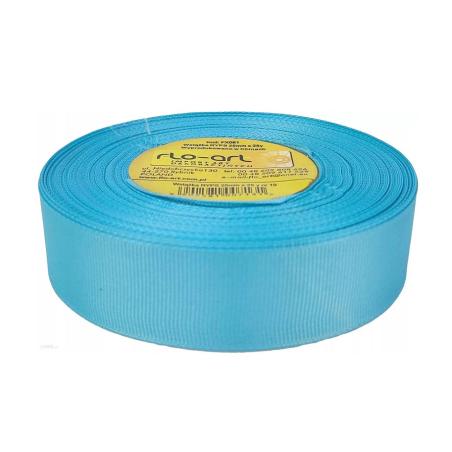 WSTĄŻKA RYPS 25MM*25Y TURKUSOWY