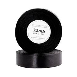wstążka florystyczna 12mm/32mb    CZARNA