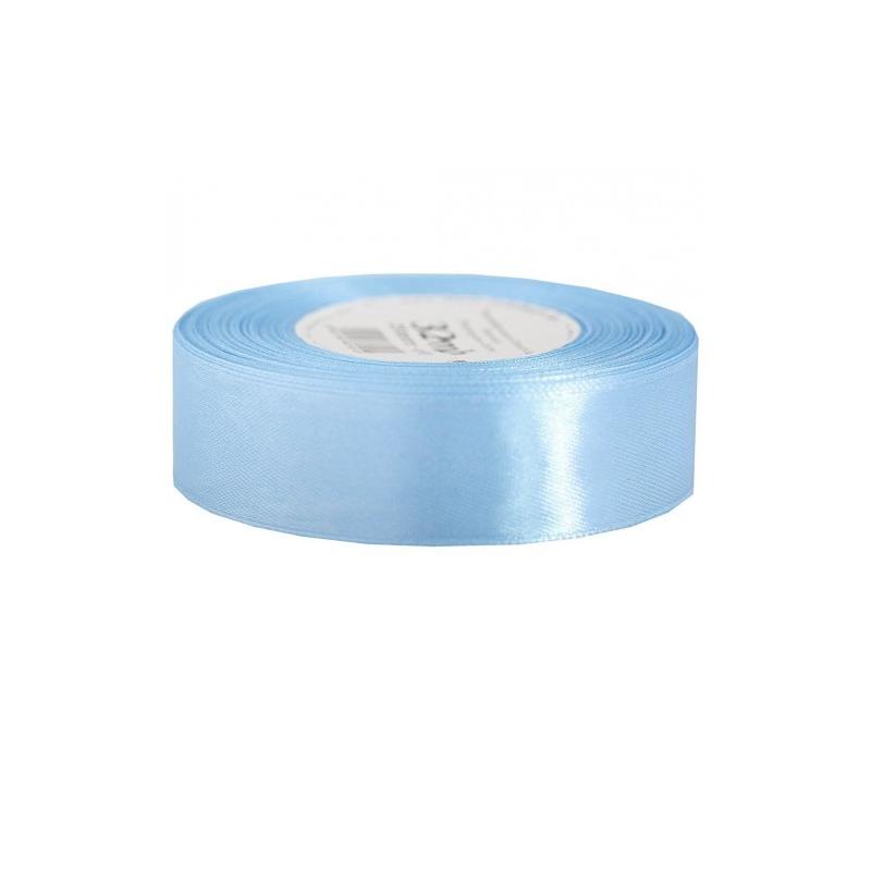 Wstążka satynowa 25mm/32mb niebieska