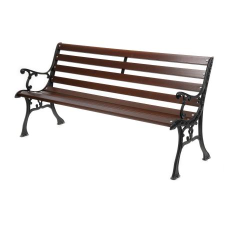 Parkowa ławka żeliwna 150x39x79 cm