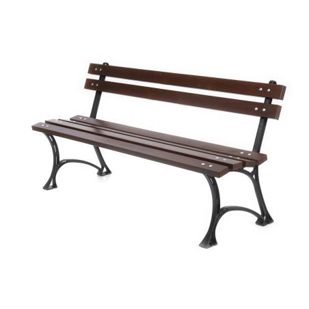 Parkowa ławka żeliwna 150x41x74 cm