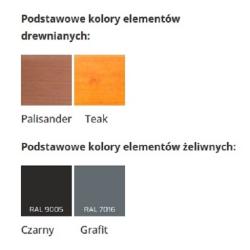 Parkowa ławka żeliwna 180x43x75 cm