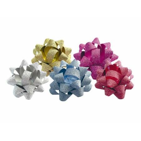 Wstążka rozeta brokat 2/11cm