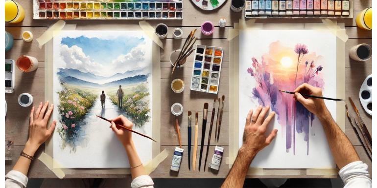 Plakatówki czy Akwarele? Wybierz Idealne Farby dla Twojego Artystycznego Projektu – Porady i Przykłady